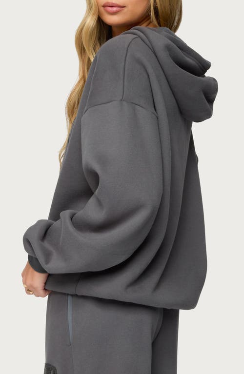 Edikted To You Oversize Hoodie In Gray