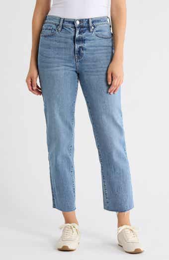 DKNY Jeans High Waist Straight Leg Jeans