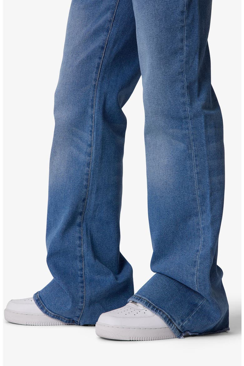 Super Flare Jeans, Alternate, color, MEDIUM BLUE