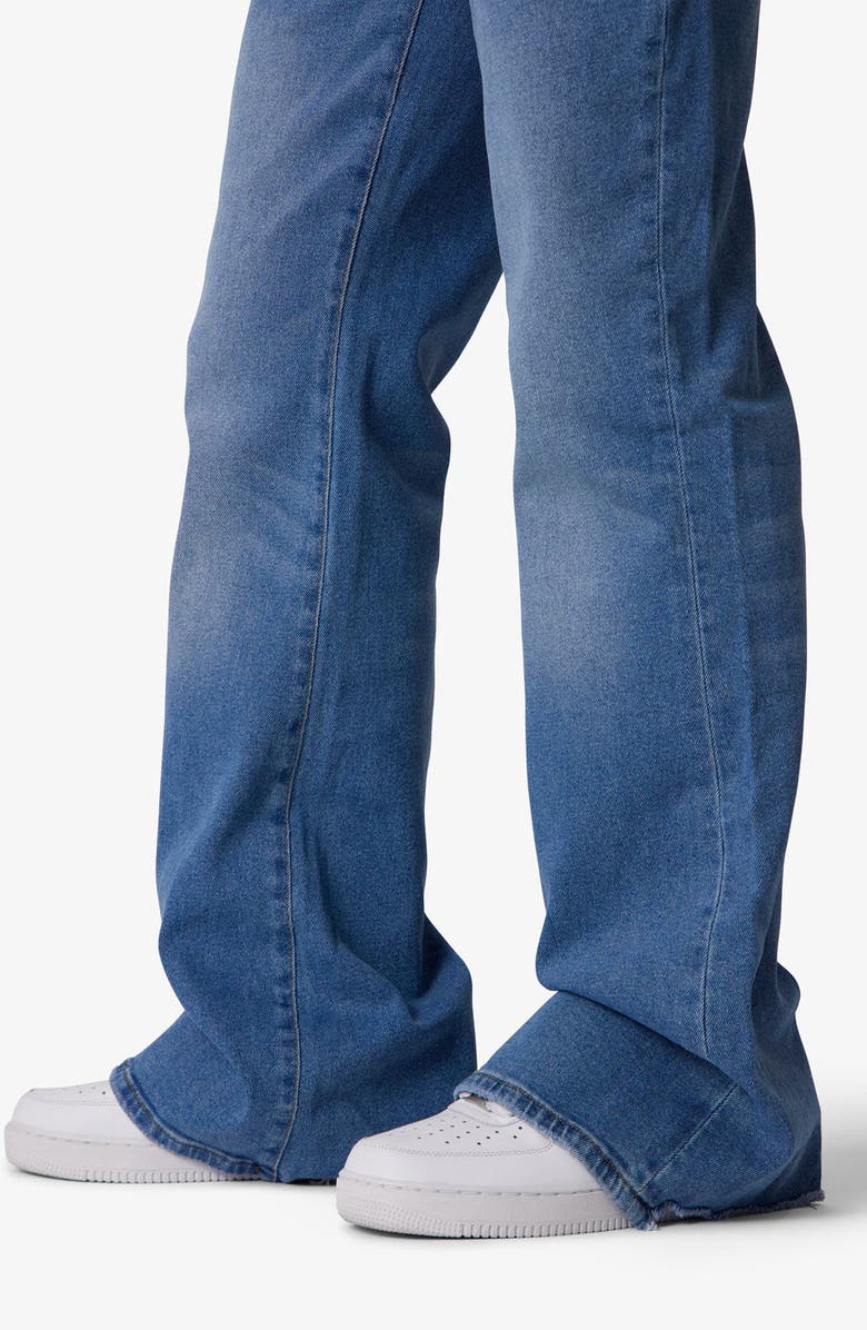 mnml Super Flare Jeans, Alternate, color, Medium Blue