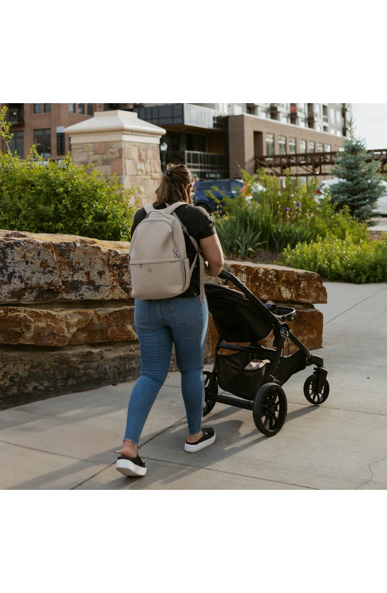 Parker Baby Co. Drift Neoprene Diaper Backpack, Alternate, color, Black