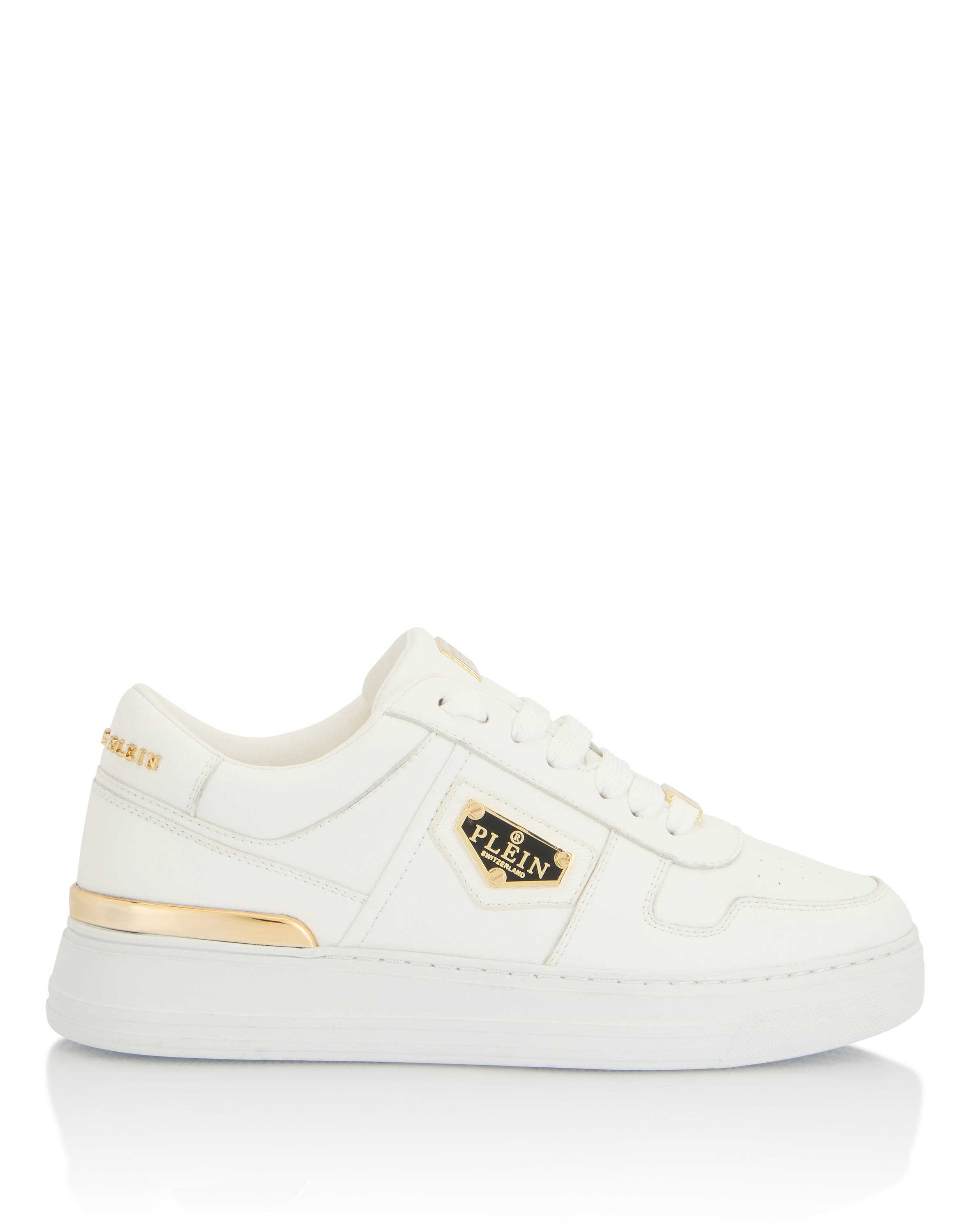 Low-Top Sneakers Carson Women, Alternate, color, white/lightgold