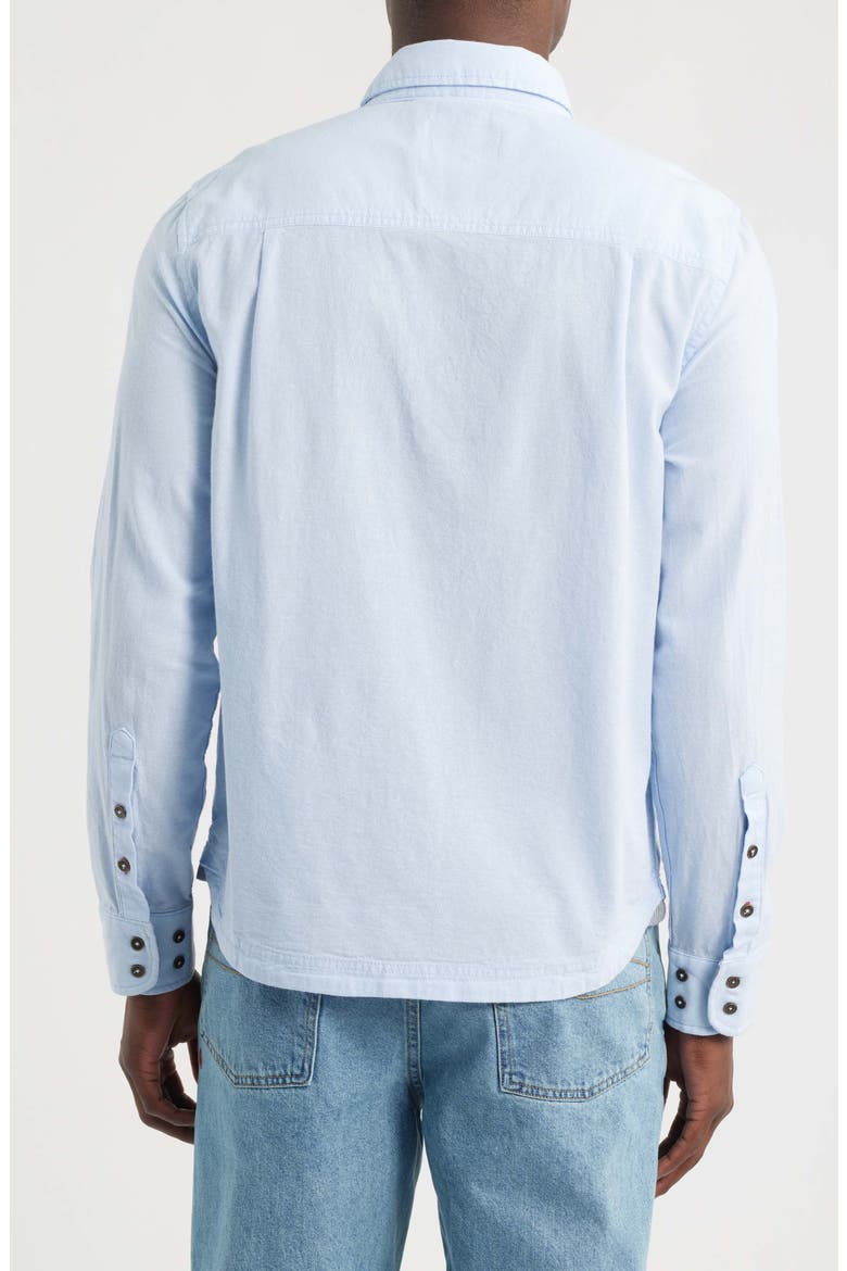 Tradesman Chambray Button-Up Shirt, Alternate, color, BEACH BLUE SOLID