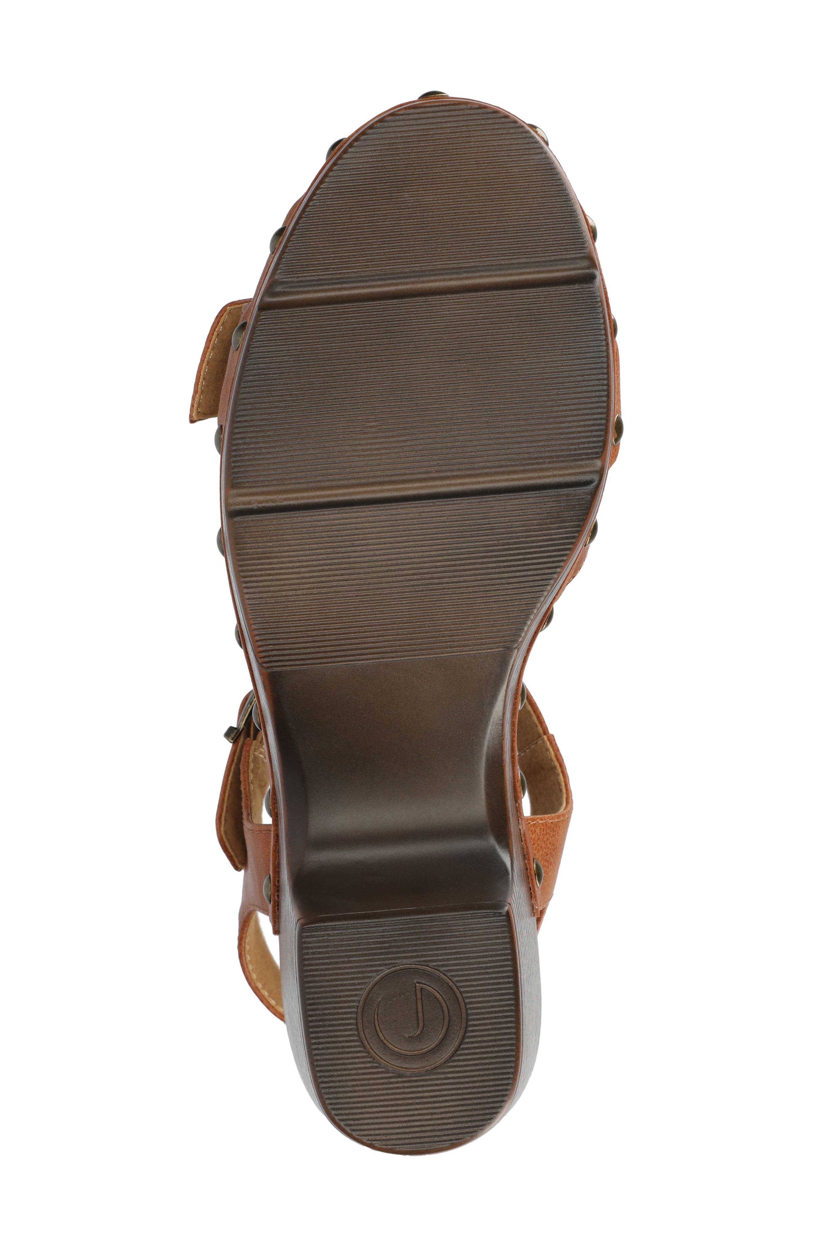 Journee Collection Sisilia Ankle Strap Platform Sandal, Alternate, color, Cognac