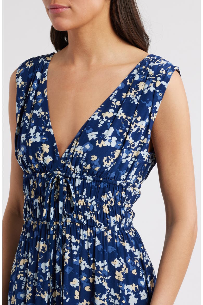 Lilith Floral Dress, Alternate, color, NAVY FLORA
