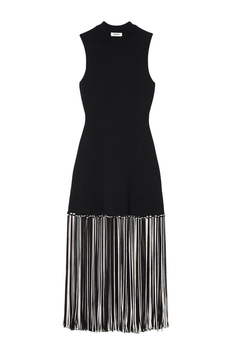 SANDRO Fringed dress, Alternate, color, 