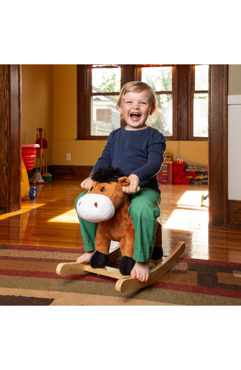 Ponyland Rocking Brown Horse with Sound, Alternate, color, 