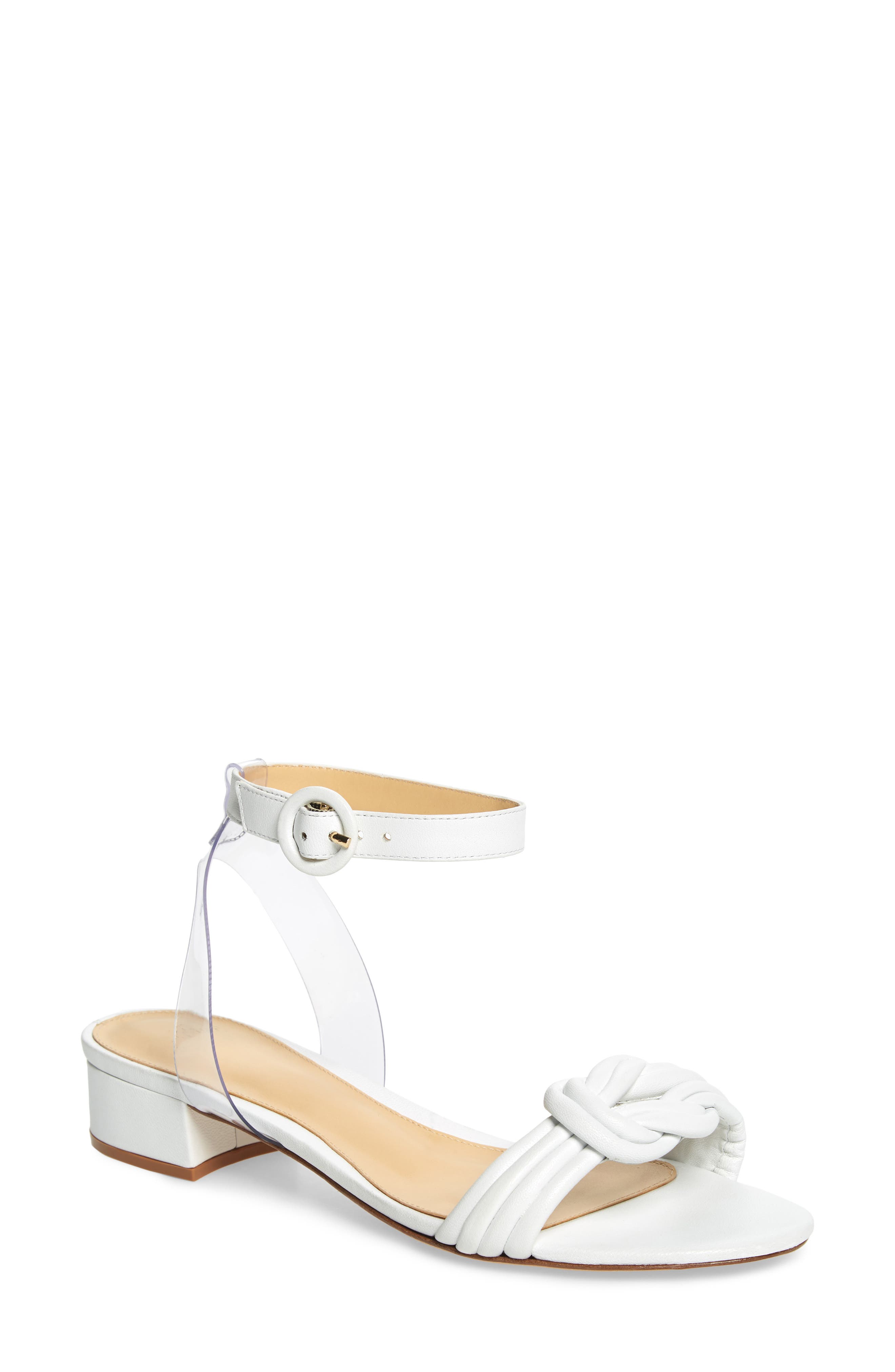 Alexandre Birman Vicky Ankle Strap Sandal, Main, color, White