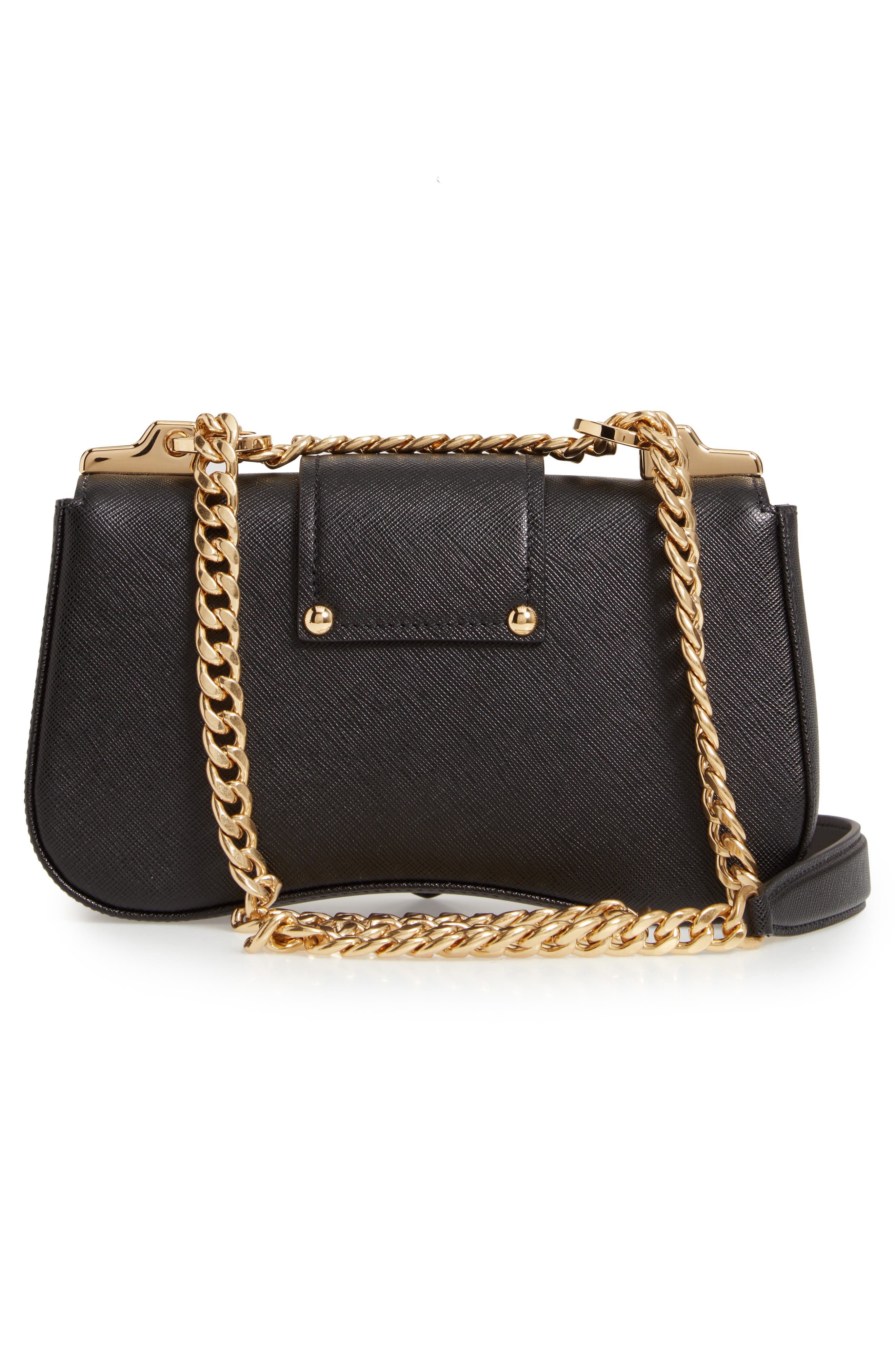 Prada Sidonie Leather Shoulder Bag, Alternate, color, 