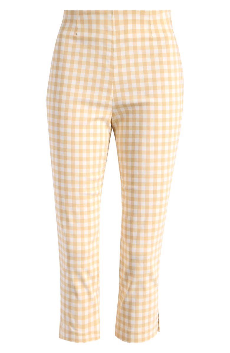 HOUSE OF CB Carella Gingham Capri Pants, Alternate, color,