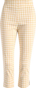 HOUSE OF CB Carella Gingham Capri Pants