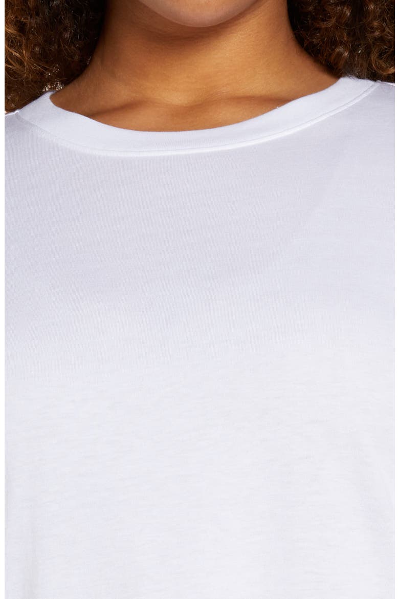 T-Shirt Dress, Alternate, color, WHITE
