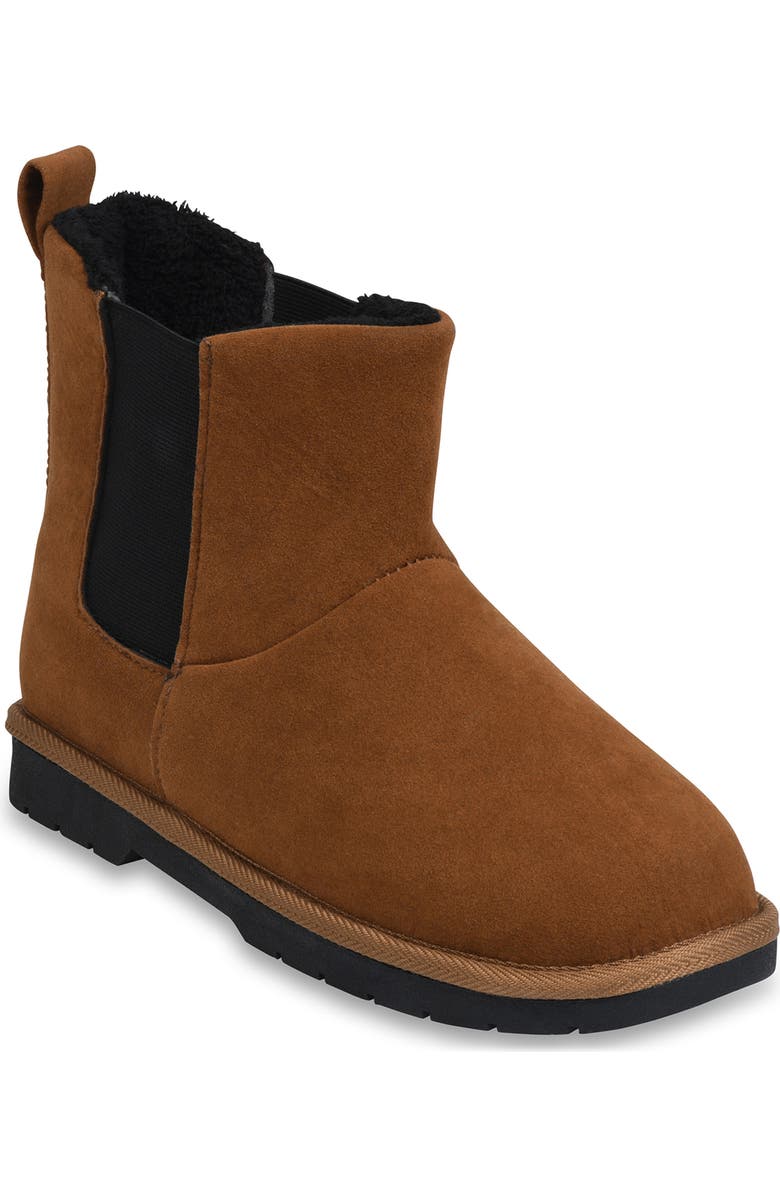GAAHUU Faux Shearling Lined Boot, Main, color, Tan