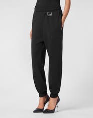 PHILIPP PLEIN Leisurewear Trousers Embroidery Signature Women