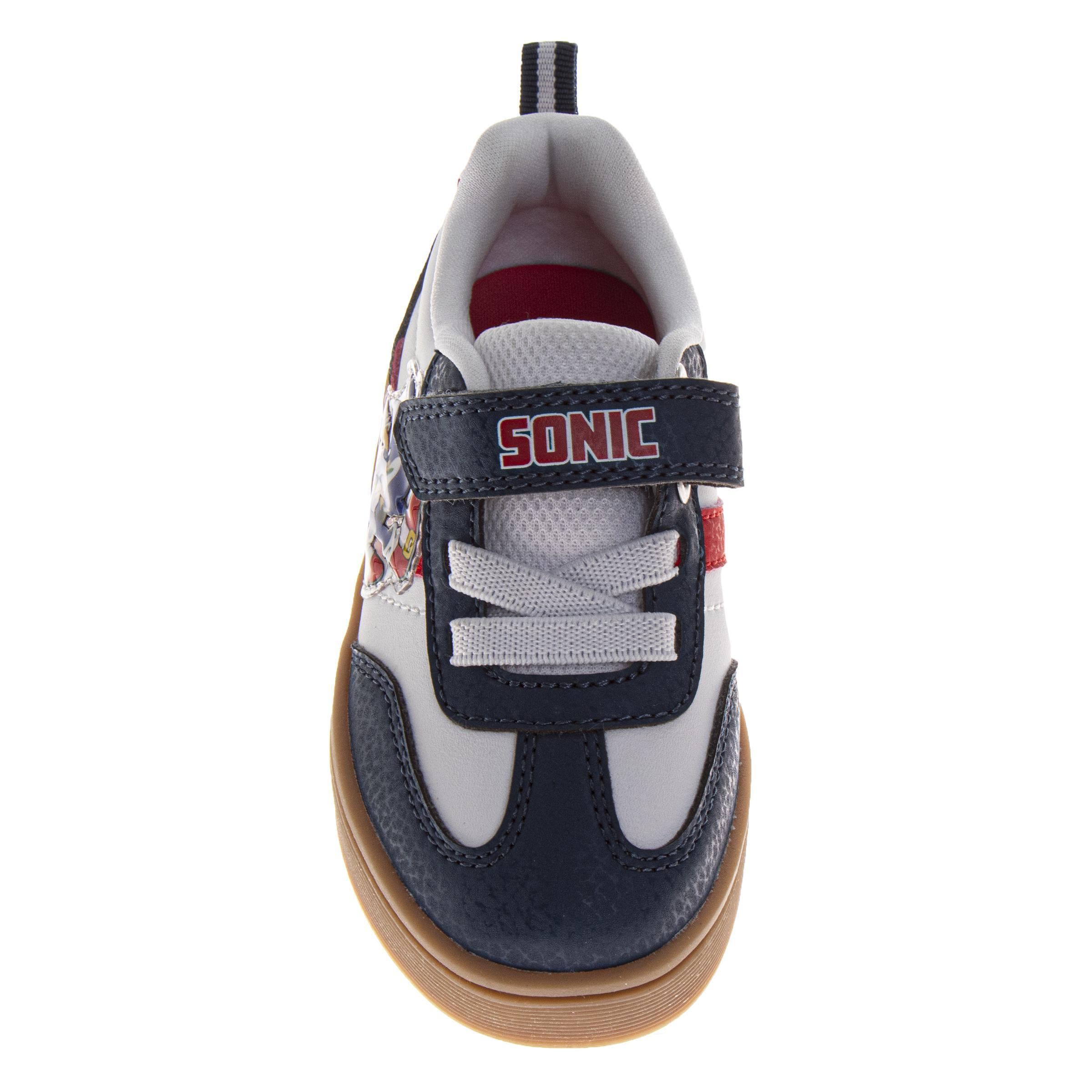 Sonic the Hedgehog Sneaker  Little Kid Toddler, Alternate, color, Navy White