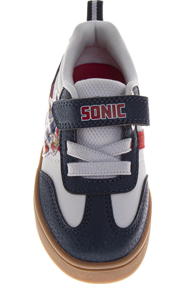 Sonic the Hedgehog Sneaker Little Kid Toddler, Alternate, color, Navy White