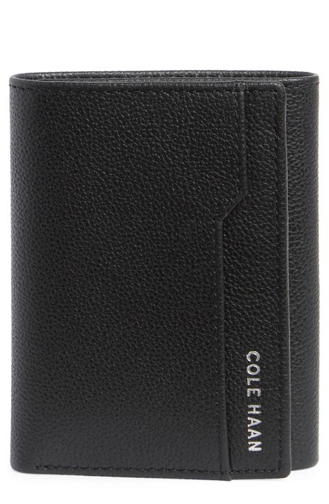 Bank Trifold Leather Wallet
