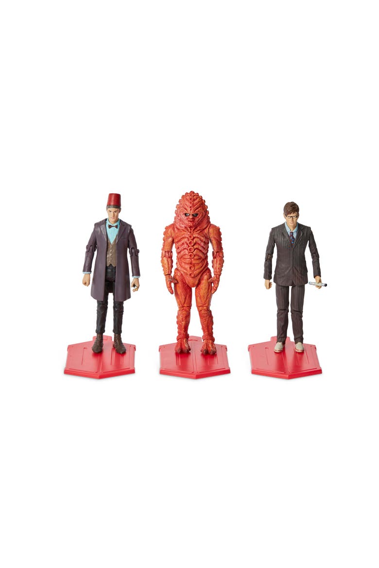 Doctor Who 3.75" Day of the Doctor Action Figure 3-Pack, Main, color, Red