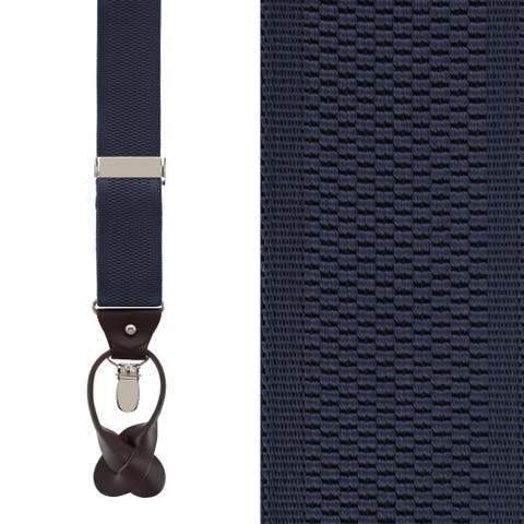 Classic Solid Color Convertible Suspenders (Braces)