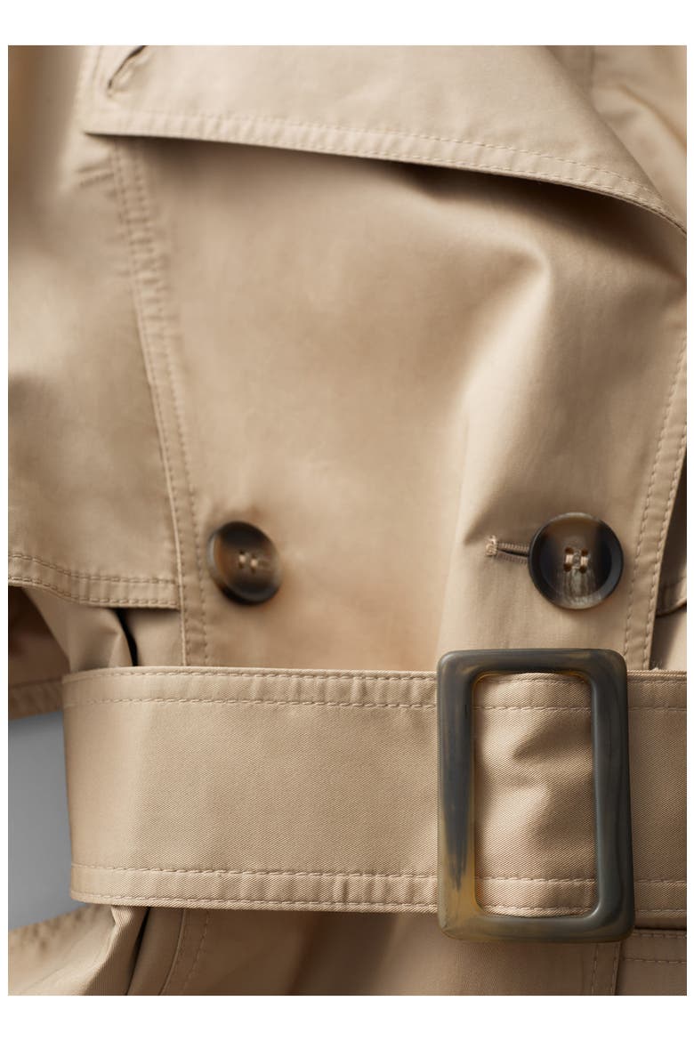 Cotton Trench Coat, Alternate, color, BEIGE MEDIUM DUSTY