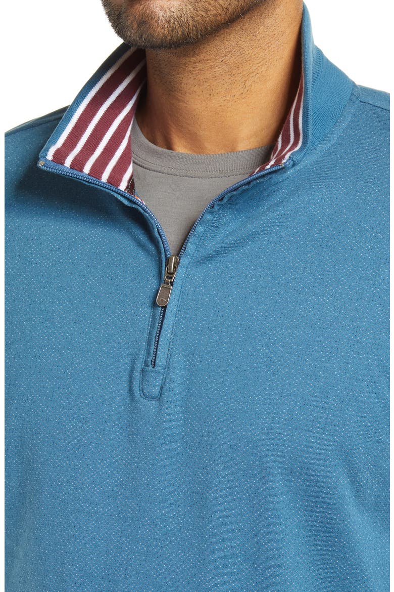 Triple Crown Half Zip Pullover, Alternate, color, INDIGO