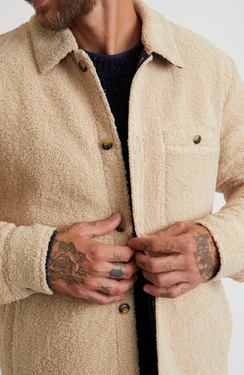 Marine Layer Fleece Shirt Jacket, Alternate, color, 