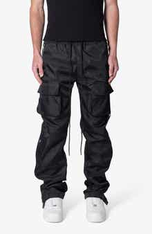 Side Snap Nylon Cargo Pants
