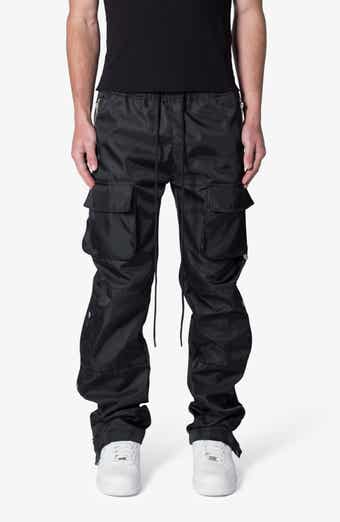 Side Snap Nylon Cargo Pants