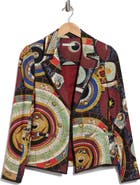 Alice + Olivia Mya Notch Lapel Fitted Blazer