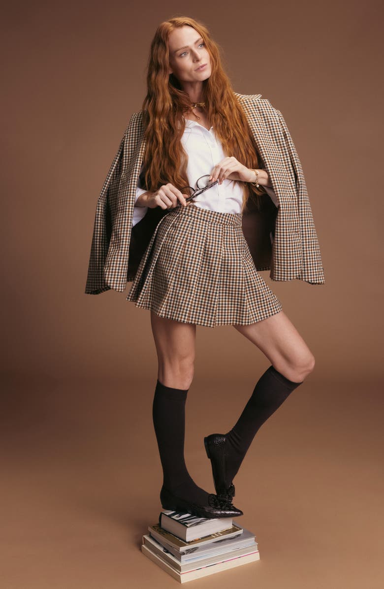 K Bell Socks Assorted 2-Pack Comfort Top Knee High Socks, Alternate, color, Grey