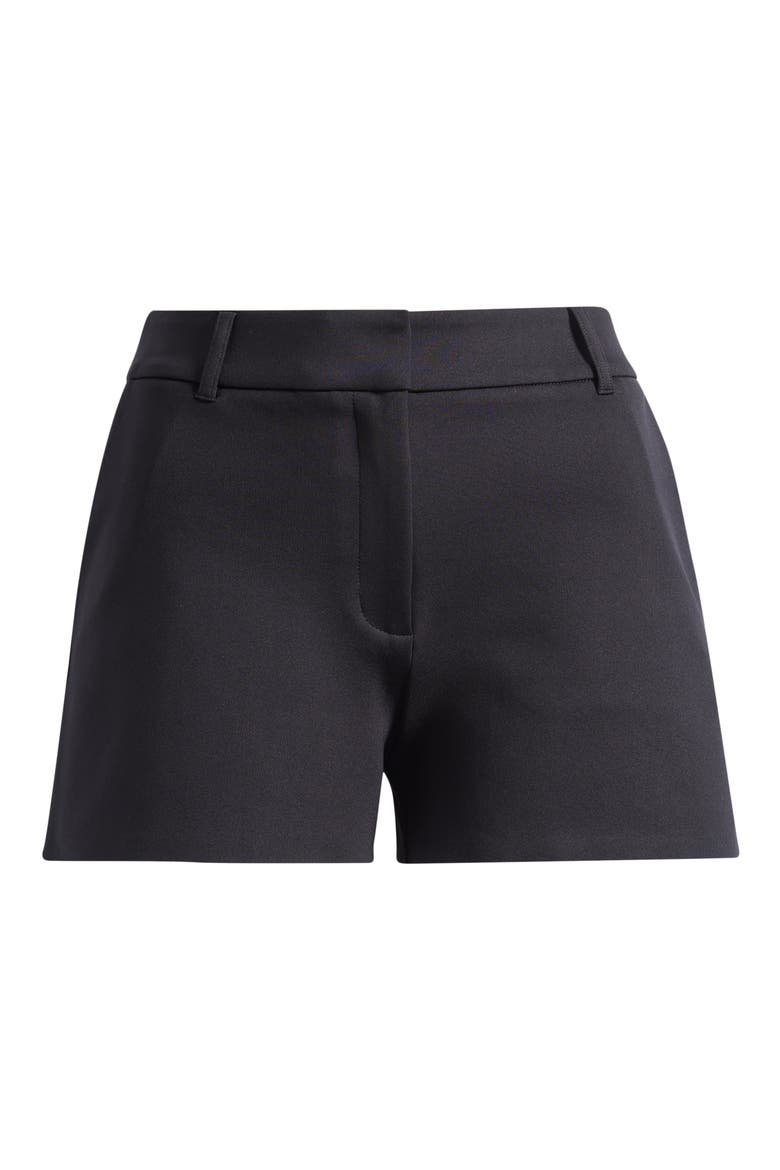 CEO Scuba Knit Shorts, Alternate, color, BLACK