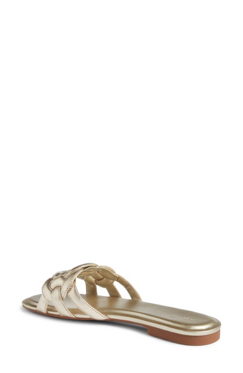 Nordstrom Carolina Slide Sandal In Gold Metallic