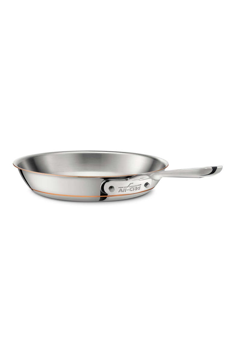 Copper Core 10-Inch Fry Pan, Main, color, SILVER