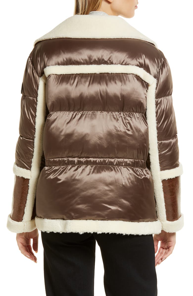 Noize Raelynn Mixed Media Faux Fur Jacket, Alternate, color, 