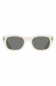 FERRAGAMO 51mm Modified Rectangular Sunglasses