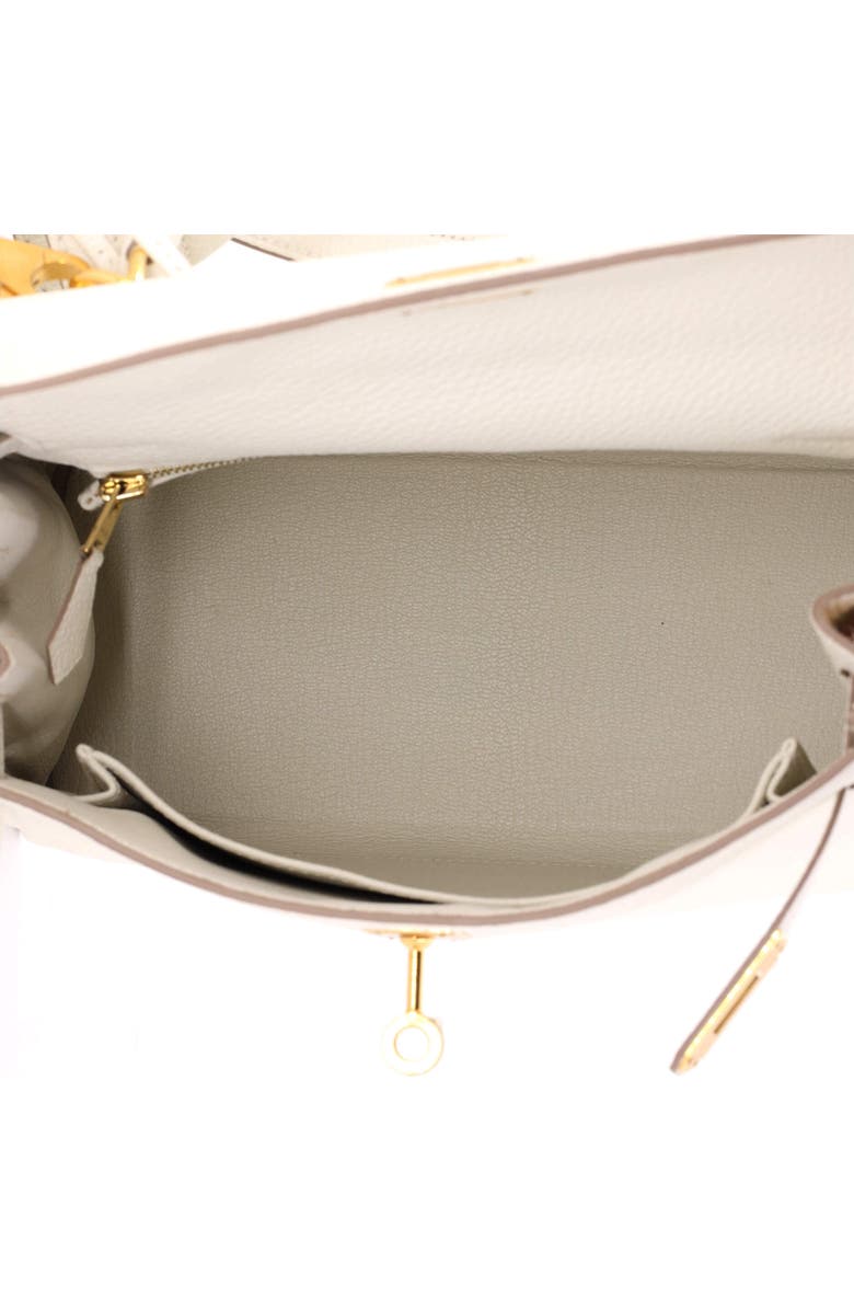 Pre-Owned Hermes Kelly Handbag Light Togo with Gold Hardware 25, Alternate, color, Mushroom
