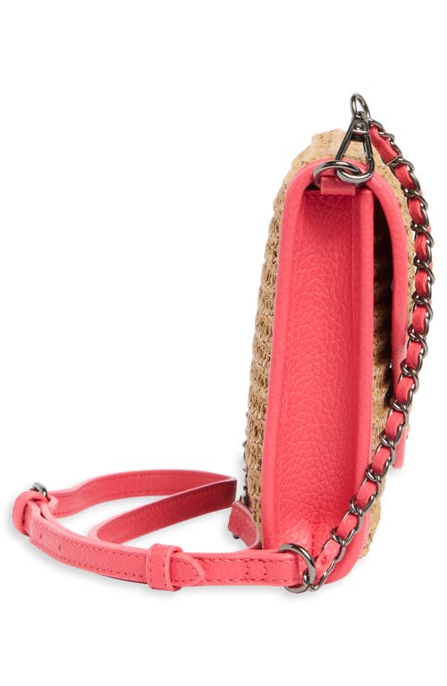Steve Madden Glow Straw Crossbody Bag