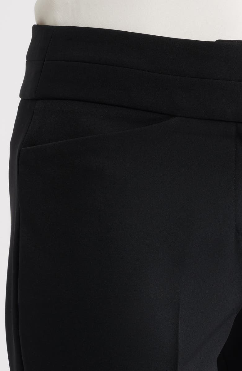 Tahari ASL Bell Bottom Pants, Alternate, color, Black