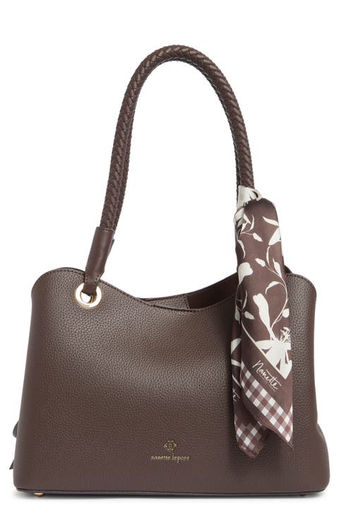 Sybil Braided Handle Shoulder Bag