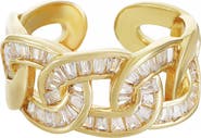 Ettika Cubic Zirconia Open Link Ring