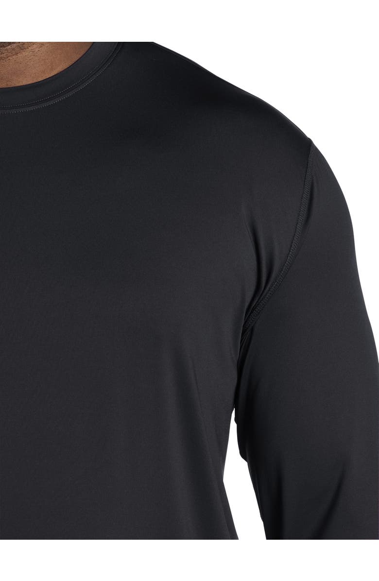 Reebok Big & Tall Long-Sleeve Base Layer Top, Alternate, color, Black