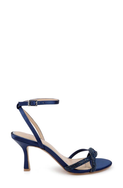 Jewel Badgley Mischka Fiji Ankle Strap Sandal In Multi