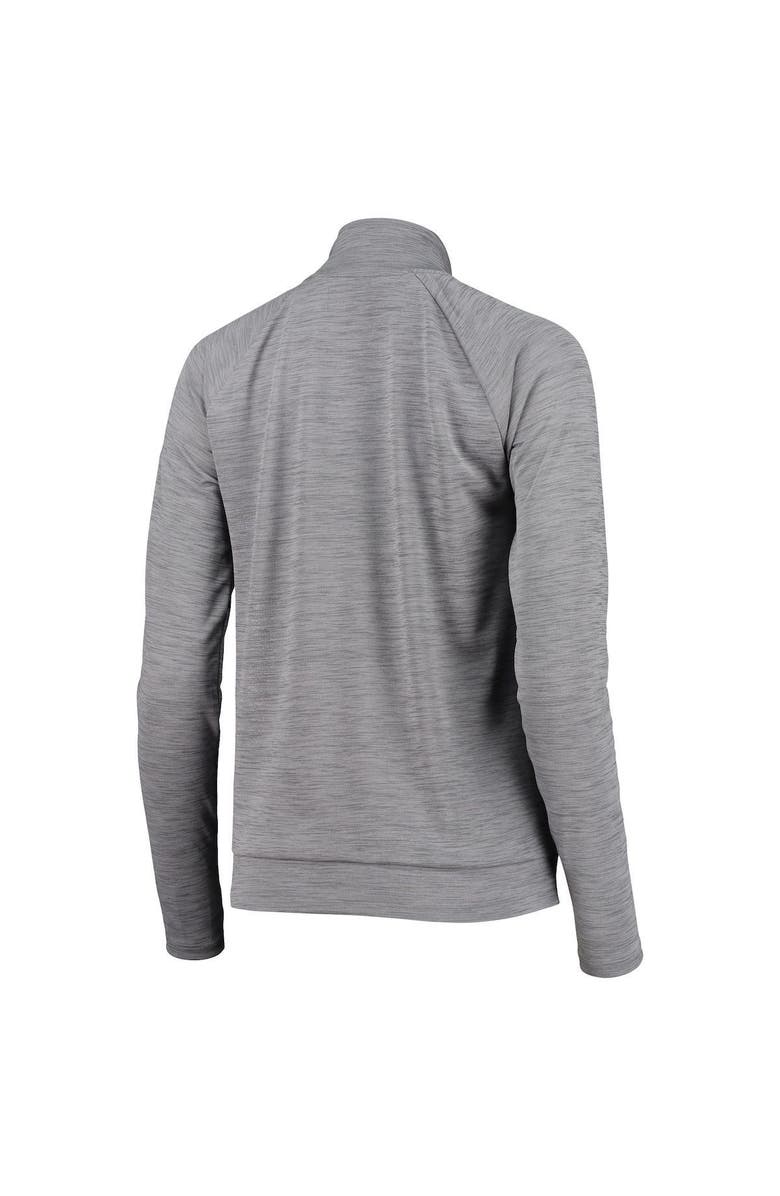 Nike Women's Nike Heathered Gray Alabama Crimson Tide Pacer Raglan Performance Quarter-Zip Jacket, Alternate, color, 