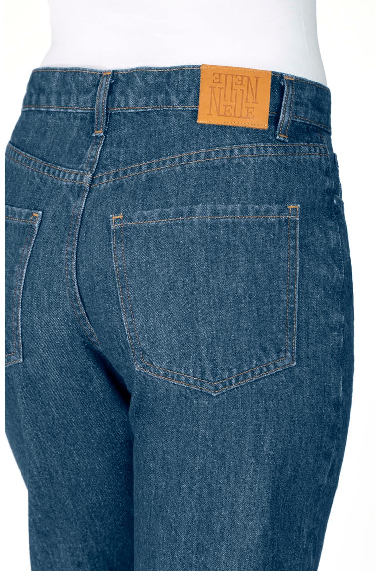 The Maddy Petite Relaxed Straight Leg Jean, Alternate, color, Sapphire