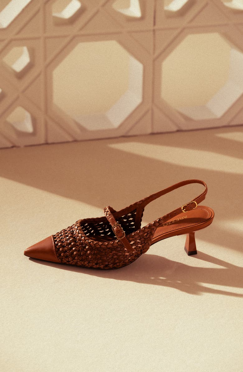 Arezzo Hazel Slingback Pump, Alternate, color, Soul Natural