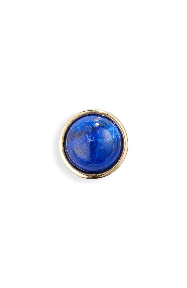 MARIA TASH Lapis Lazuli Threaded Single Stud Earring, Main, color,
