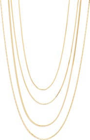 Nordstrom Demi Fine Layered Chain Necklace