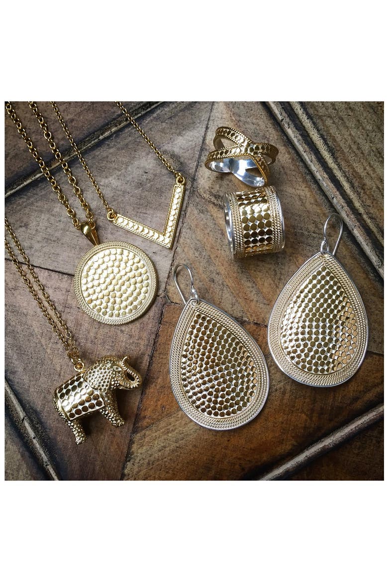 Jewelry That Makes a Difference Elephant Pendant Necklace, Alternate, color, GOLD/ SILVER