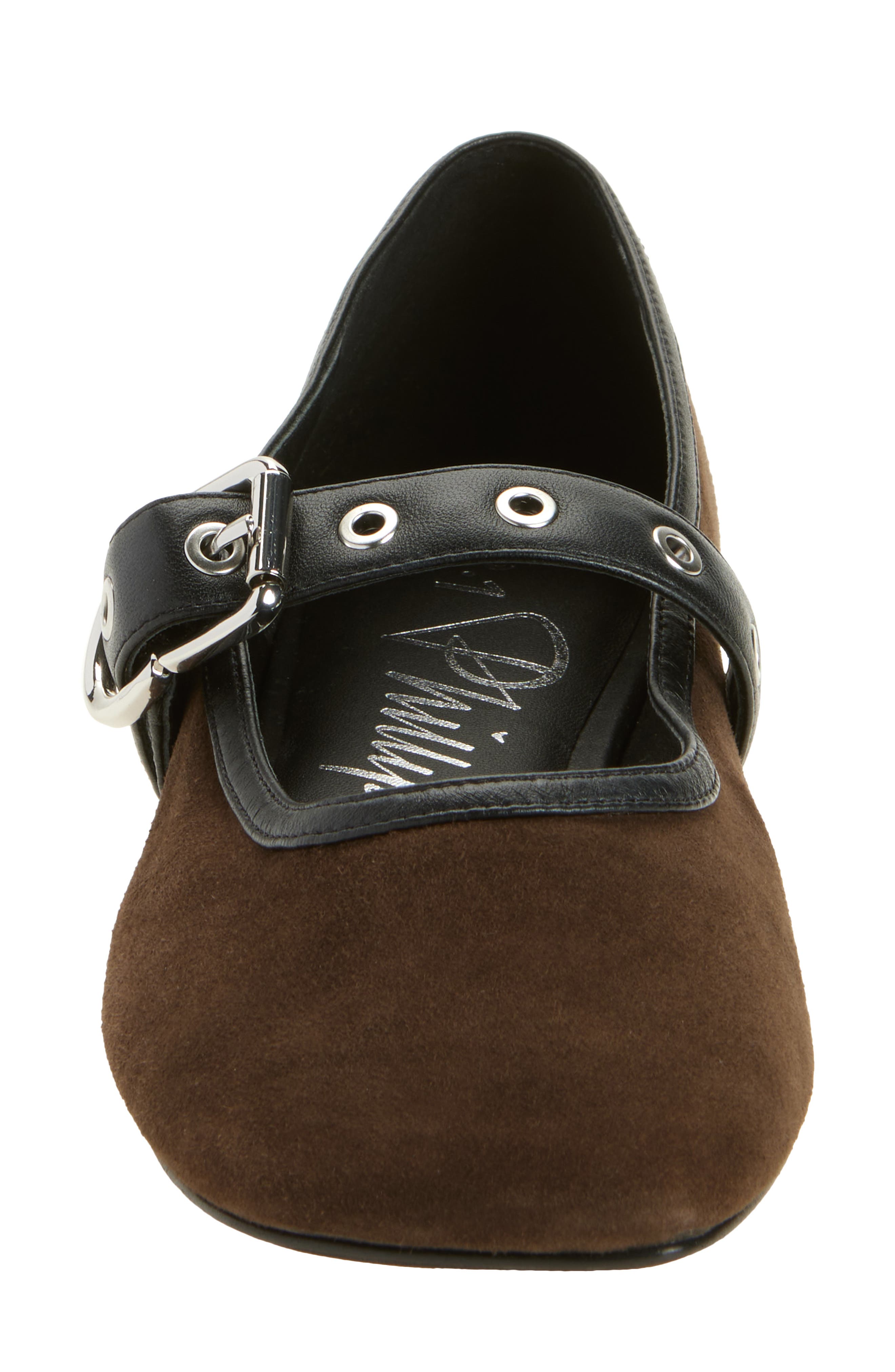 3.1 Phillip Lim ID Mary Jane Flat, Alternate, color, Chocolate