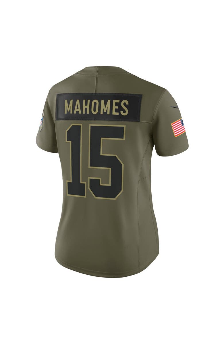 Nike Women's Nike Patrick Mahomes Olive Kansas City Chiefs 2025 Salute to Service Limited Jersey, Alternate, color, Olive